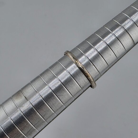 925 Sterling Silver Ring Filigree Dainty Band Size 7.5 Boho Jewelry Stackable - Picture 5 of 7